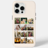 Custom 12 Foto Collage Case-Mate iPhone Hülle (Rückseite)