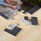 Custom 12 Foto Collage Family Chalkboard Puzzle (Seite)