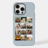 Custom 12 Foto Collage iPhone Hülle (Rückseite)