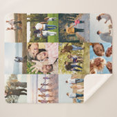 Custom 12 Foto Collage Sherpadecke (Vorderseite (Horizontal))