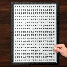 Custom 12 Word Family Word Search