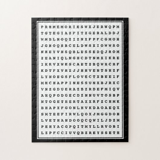 Custom 12 Word Family Word Search Puzzle (Vertikal)