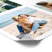 Custom 14 Photo Collage Poem Poster (Ecke)