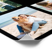 Custom 14 Photo Collage Poem Poster (Ecke)