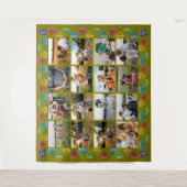 Custom 16-Foto Collage Diamond Jumbo Wall Hängend Wandteppich (Vorderseite)