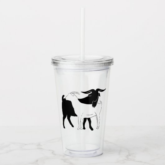 Custom 16oz, Clear Acrylic Tumbler Acryltrinkbecher (Vorderseite)