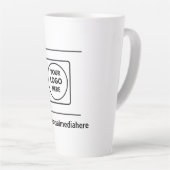 Custom 17oz Tall Latte Logo No Min Order mug Milchtasse (Rechte Ecke)