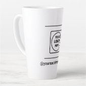 Custom 17oz Tall Latte Logo No Min Order mug Milchtasse (Linke Ecke)