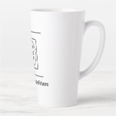 Custom 17oz Tall Latte Logo No Min Order mug Milchtasse (Rechts)