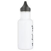Custom 18oz WHITE Stainless Steel Water Flasche Edelstahlflasche (Links)