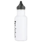 Custom 18oz WHITE Stainless Steel Water Flasche Edelstahlflasche (Rechts)