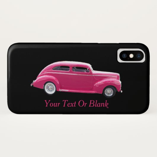 Custom 1940 Famous American Make Sedan Case-Mate iPhone Hülle (Rückseite (Horizontal))