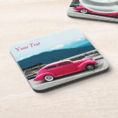 Custom 1940 Famous American Make Sedan Getränkeuntersetzer (Linke Seite)