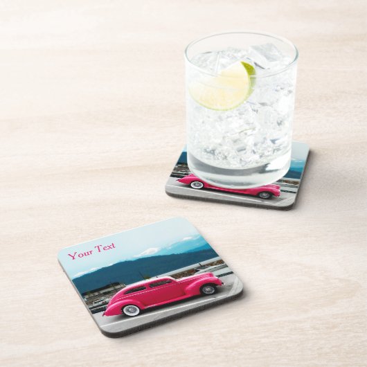 Custom 1940 Famous American Make Sedan Getränkeuntersetzer (Rechte Seite)