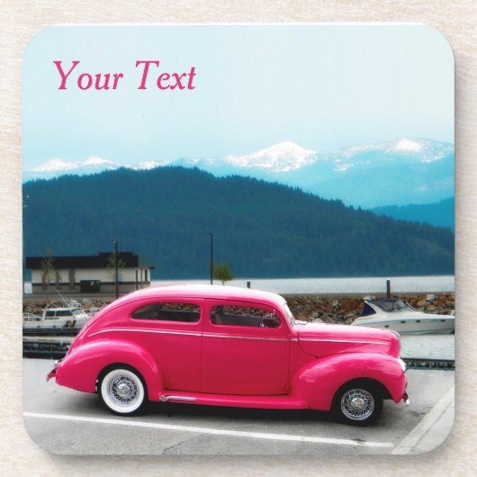 Custom 1940 Famous American Make Sedan Getränkeuntersetzer (Vorderseite)