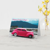 Custom 1940 Famous American Make Sedan Karte (Gelbe Blume)