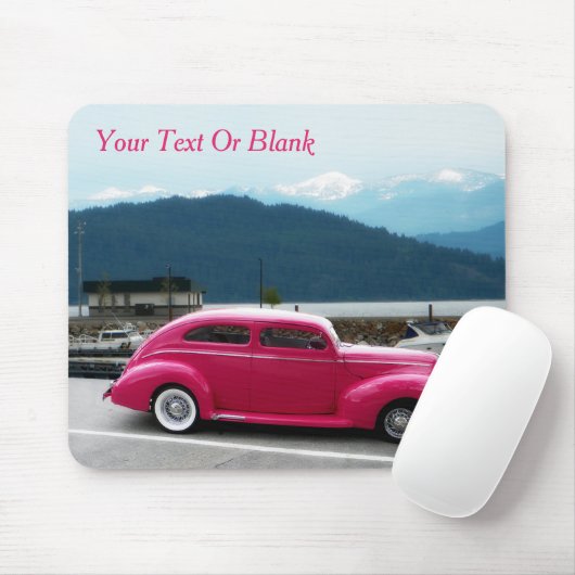 Custom 1940 Famous American Make Sedan Mousepad (Mit Mouse)