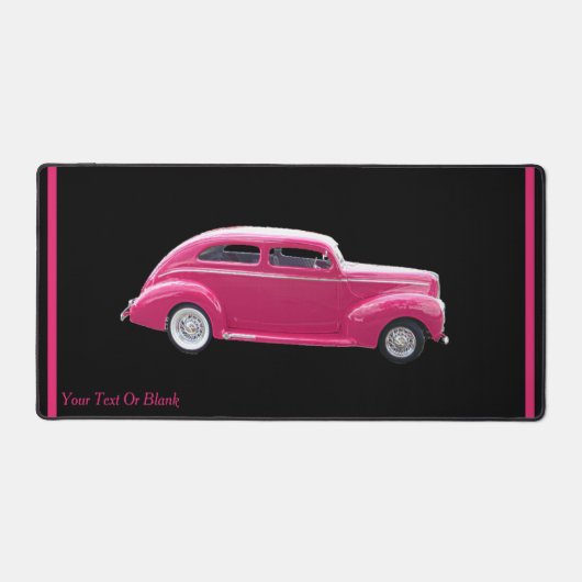 Custom 1940 Famous American Make Sedan Schreibtischunterlage (Vorderseite)
