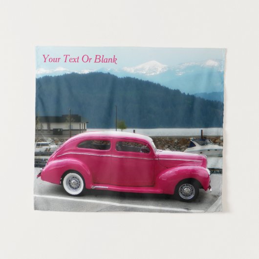 Custom 1940 Famous American Make Sedan Wandteppich (Vorderseite (Horizontal))