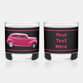 Custom 1940 Famous American Make Sedan Whiskyglas (Vorderseite)