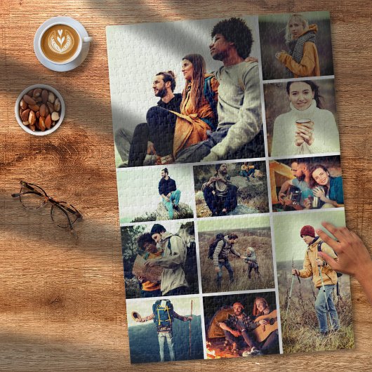 Custom 1.014 Stück 11-Foto Collage Schwierigkeit Puzzle