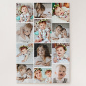 Custom 1.014 Stück 12-Foto Collage Schwierigkeit Puzzle (Vertikal)