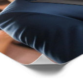 Custom 1 Foto 8. Hochzeitstag Begrüßung Poster (Ecke)