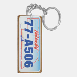 Custom 2006 Nebraska License Plate Keychain #1 Schlüsselanhänger