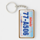 Custom 2006 Nebraska License Plate Keychain #1 Schlüsselanhänger (Vorderseite)
