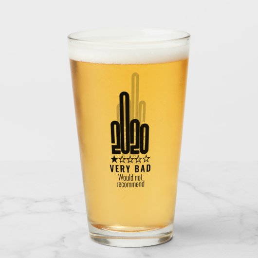 Custom 2020 Middle Finger Review empfiehlt Glas (Vorne (Gefüllt))