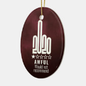 Custom 2020 Middle Finger Review empfiehlt Keramik Ornament (Links)