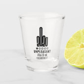 Custom 2020 Middle Finger Review empfiehlt Schnapsglas (Vorderseite)