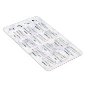 Custom 2022 Marble Calendar Magnet (Rechte Seite)