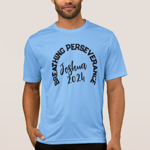 Custom "2024 Breathing Persistenz" Sporty Mens T-Shirt