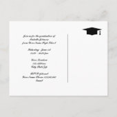 Custom 2025 Abschlussfeier Einladung Postkarten (Rückseite)