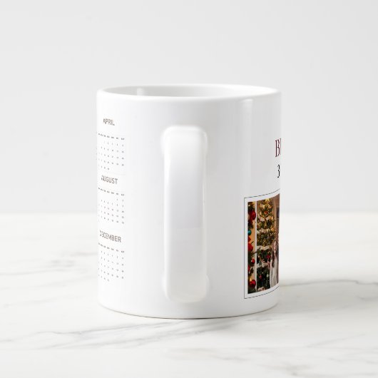 Custom 2025 Calendar Kaffee Tasse (Rückseite)