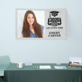 Custom 2025 Graduate Foto Attorney Law School Banner (Messeveranstaltung)