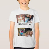 CUSTOM 2025 MEMORIES 4 PHOTO COLLAGE Tri-Blend SHIRT (Vorderseite)