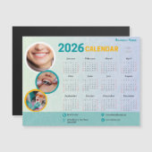 Custom 2026 Dental Office Personalized Dentist Pro Magnetkarte (Vorne/Hinten)