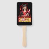 Custom 2026 Grad Fan for High School & College Fächer (Rückseite)