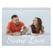 Custom 2026 Modern Couple Foto Kalender (Titelbild)