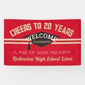 Custom 20-JÄHRIGE Wiedersehen-Banner Banner (Horizontal)