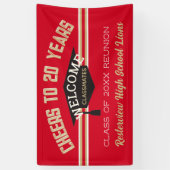Custom 20-JÄHRIGE Wiedersehen-Banner Banner (Vertikal)