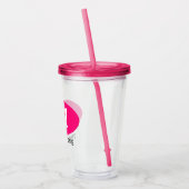 Custom 21. Geburtstag Party Kunststoff-Trommel Gla Acryltrinkbecher (Links)