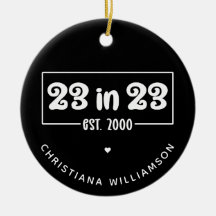 Custom 23. Geburtstag Geschenk 23 in 23 Est 2000