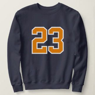 Custom 23 Sports Sweatshirt - Number Print Jersey