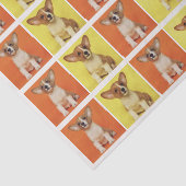 Custom 24 Photo Collage Your Pet Dog Picture On Seidenpapier (Ausschnitt)