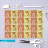 Custom 24 Photo Collage Your Pet Dog Picture On Seidenpapier (Handwerk)