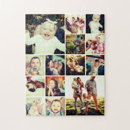 Custom 252-Piece 14-Foto Collage Herausforderung Puzzle