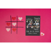 Custom 25. Hochzeitstag Foto Collage Karte